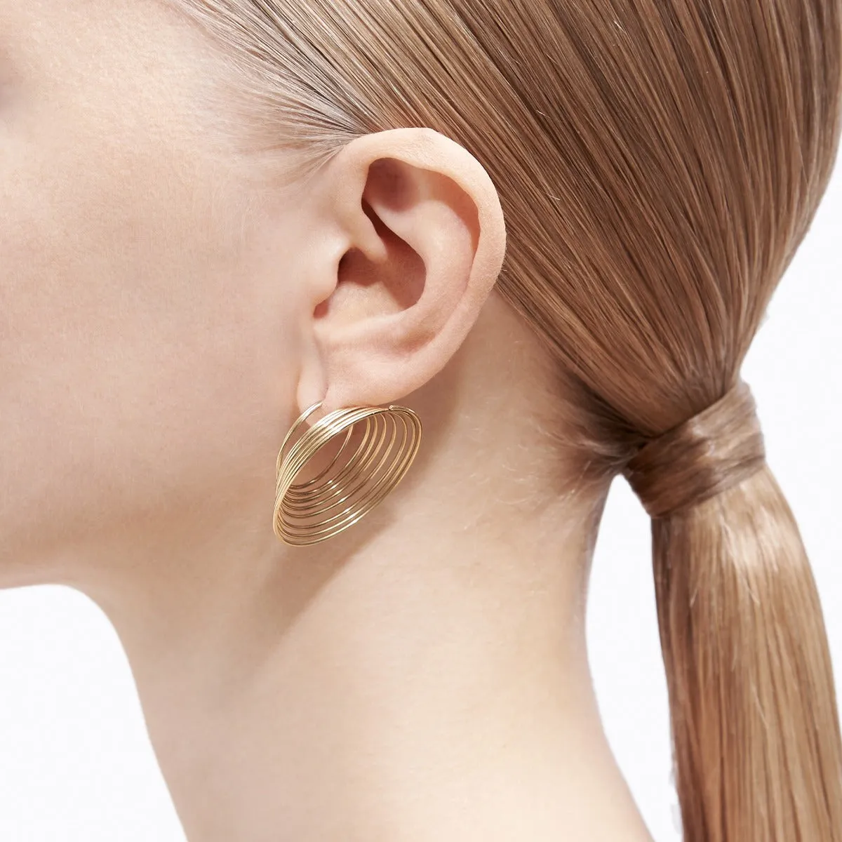 Flat Hoop Earring 03