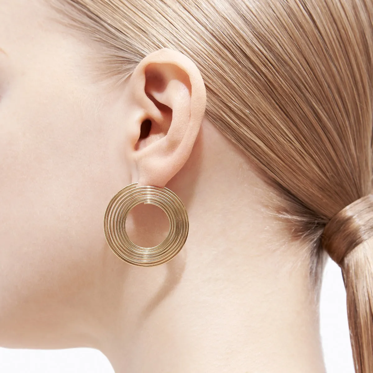 Flat Hoop Earring 03
