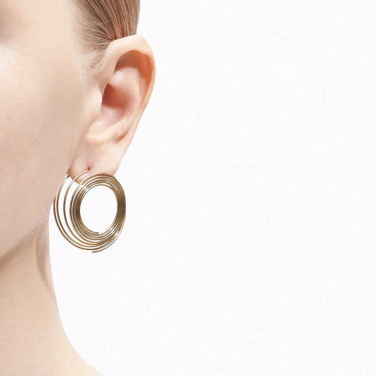 Flat Hoop Earring 03
