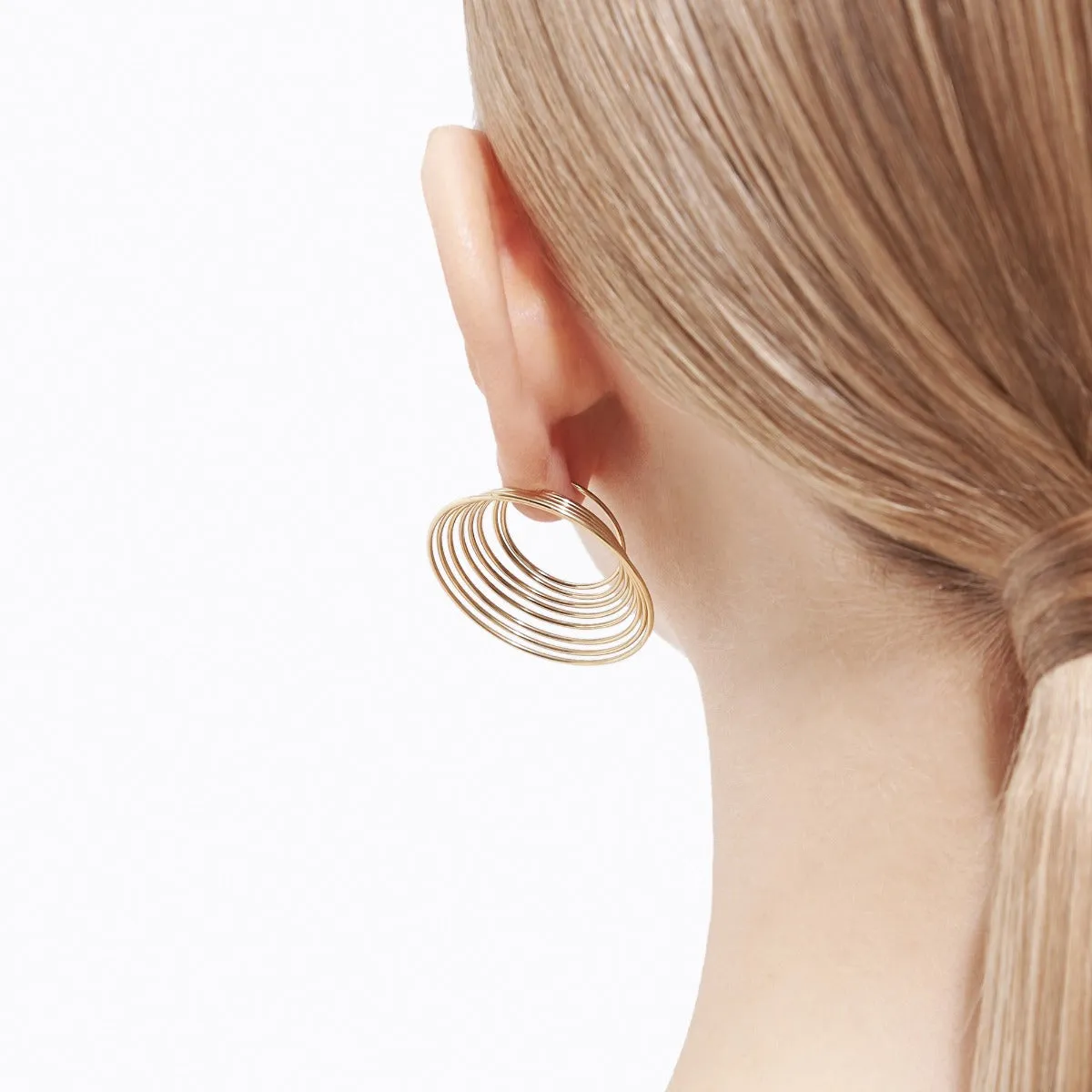 Flat Hoop Earring 03