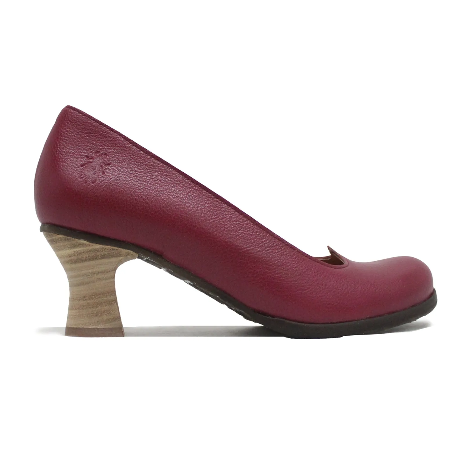 Fly London BAZE086FLY Mousse Leather Women's Heels Shoes