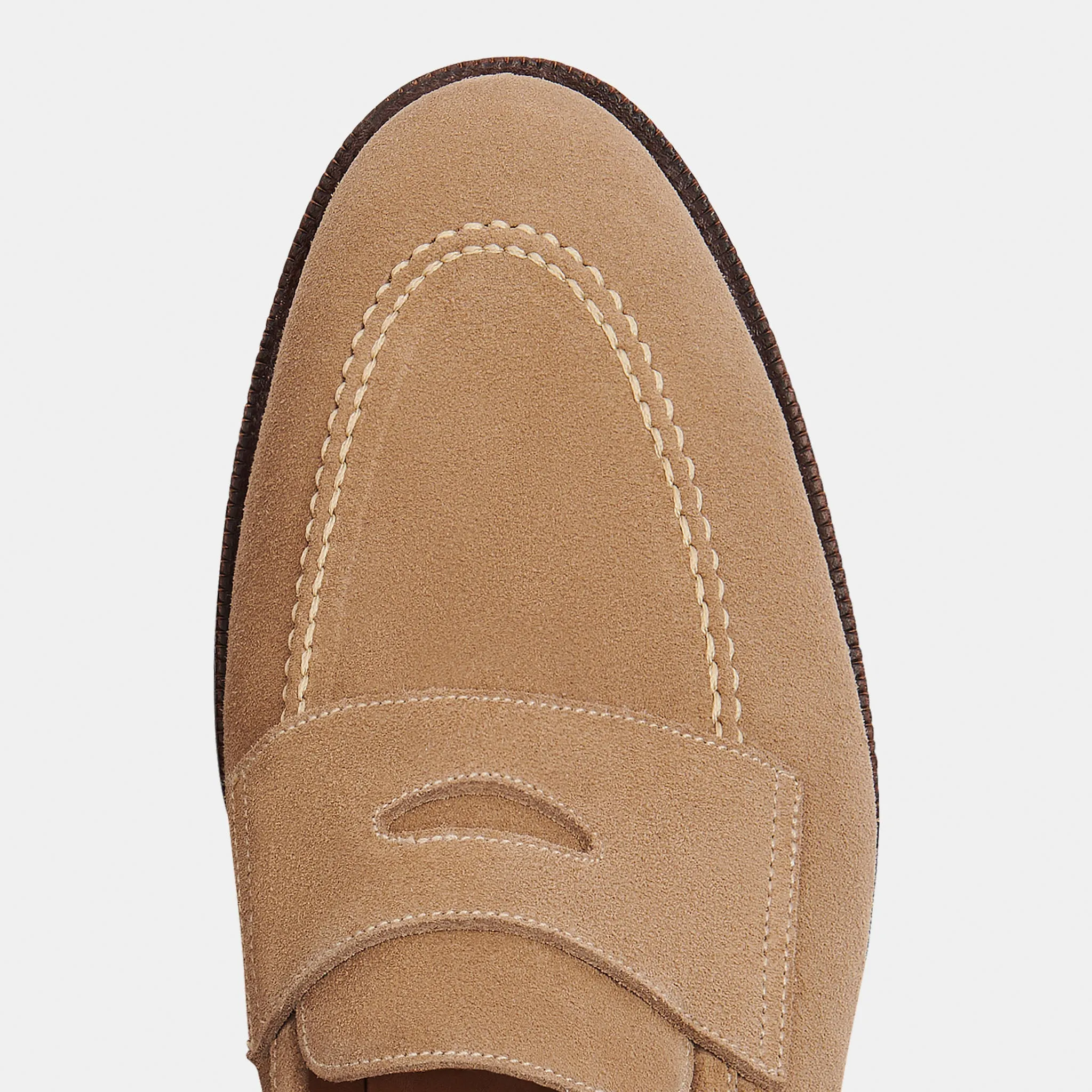 Foster Penny Loafer Sand Suede