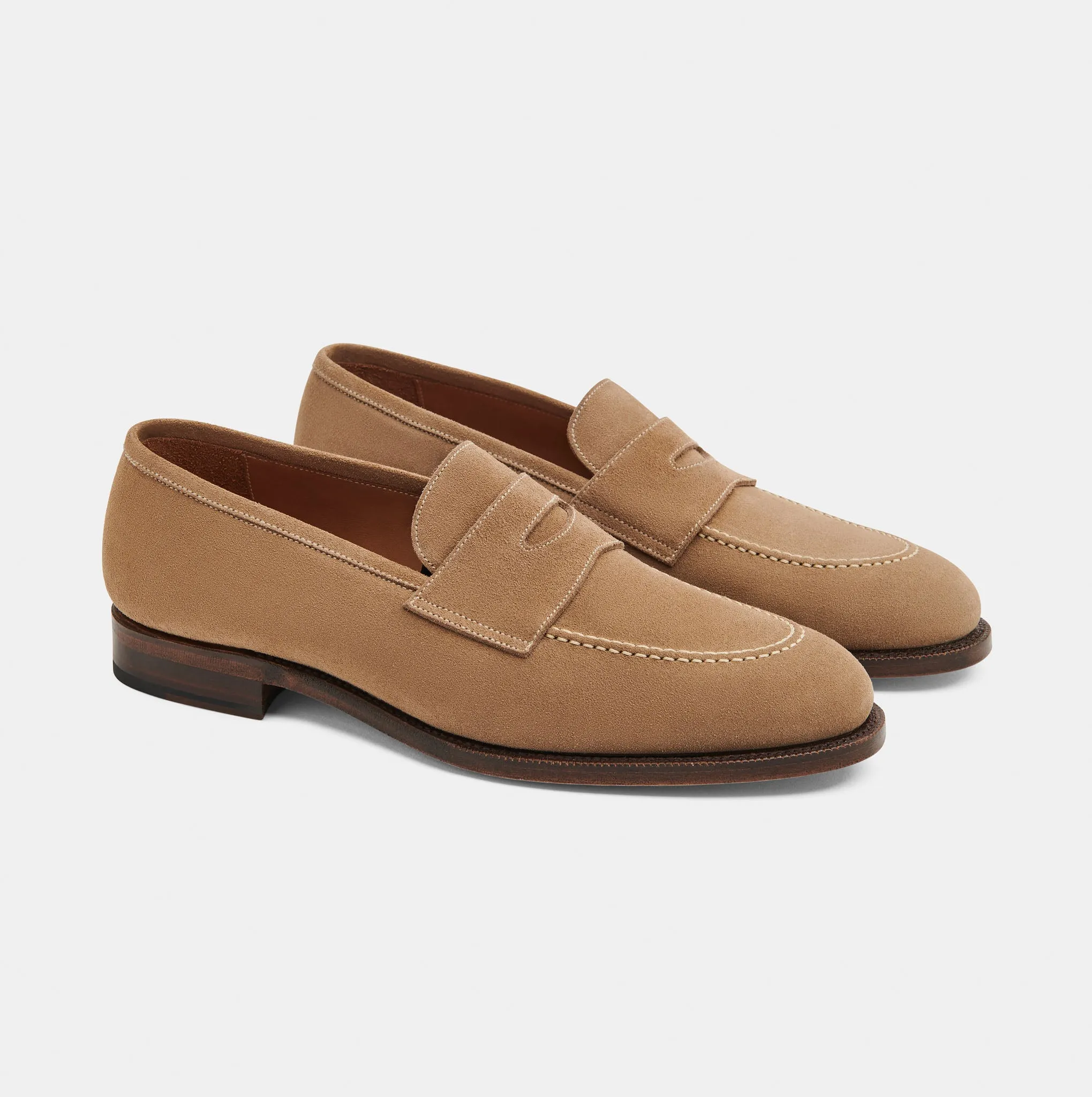 Foster Penny Loafer Sand Suede