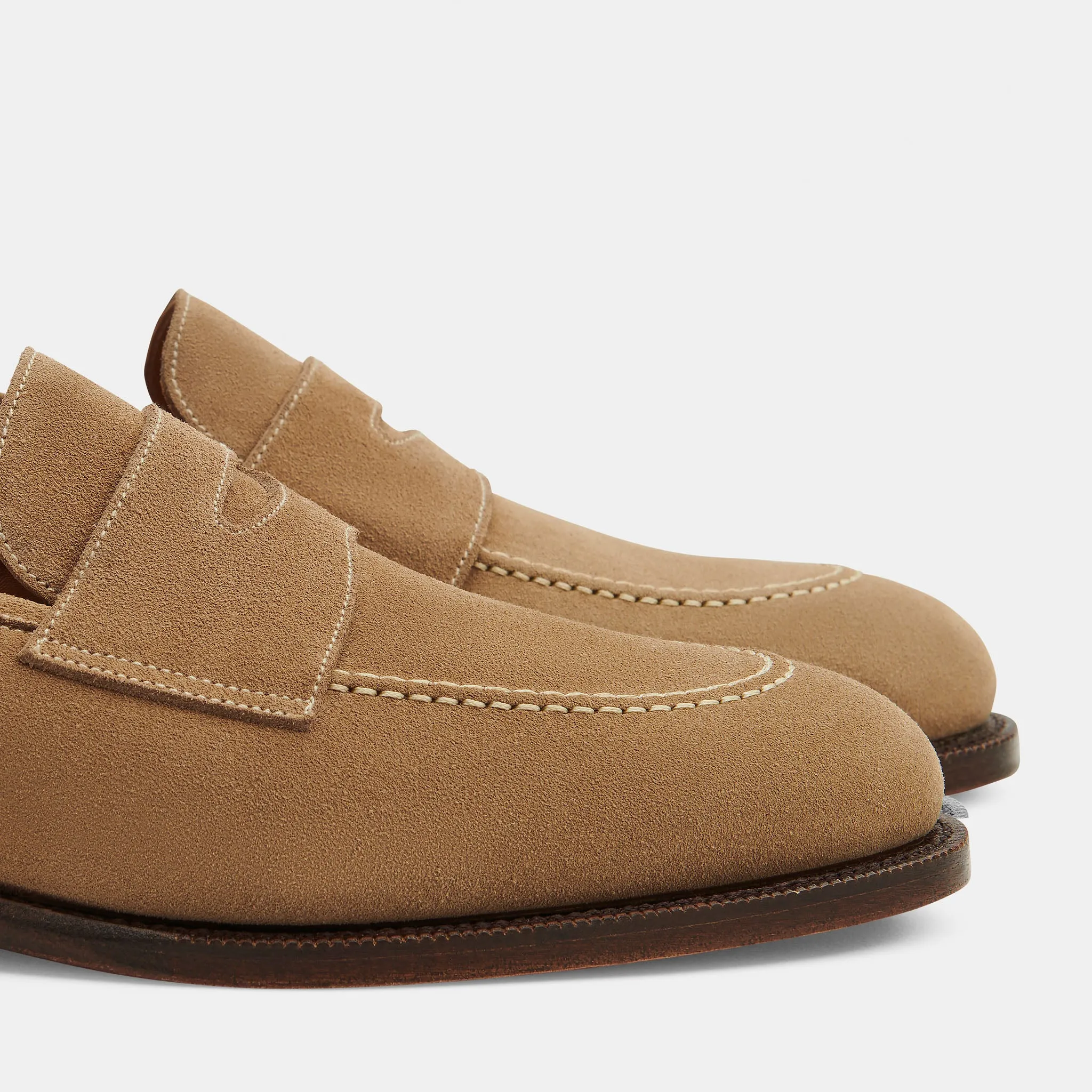 Foster Penny Loafer Sand Suede