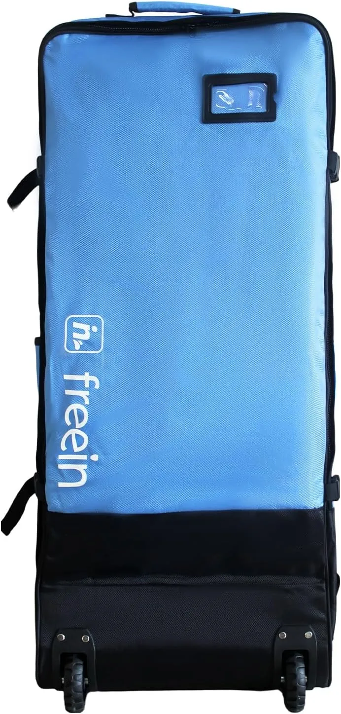 Freein Inflatable Paddle Board Roller Bag with Wheels Backpack for SUP Storage Travel Fits Any iSUP and Accessories
