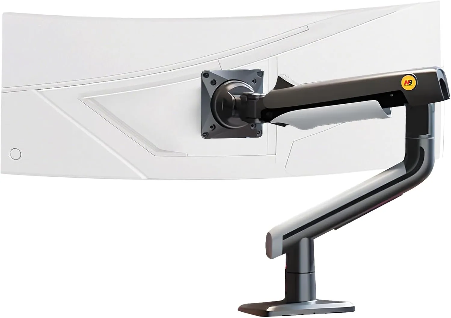 Gaming Monitor Arm for Flat/Ultrawide/Curved Monitors 27'' to 50 inch, Heavy Duty Monitor Mount Load up to 18 kg, VESA 75/100 mm Monitor Mount J5