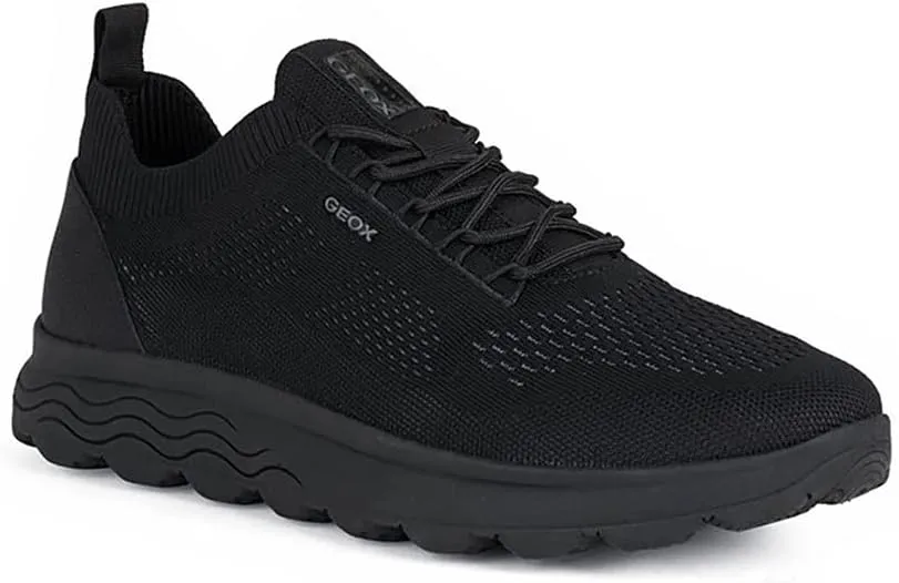 Geox Men's Sneaker, Black, 9
