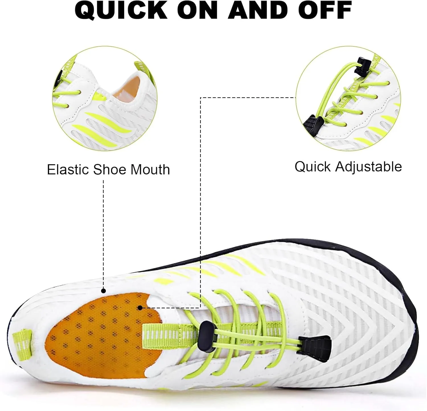 Giltpeak Hike Barefoot Shoes Women Men, Pro Wide Slip-On Minimalist Athletic Quick Dry Baresteps Shoes Unisex