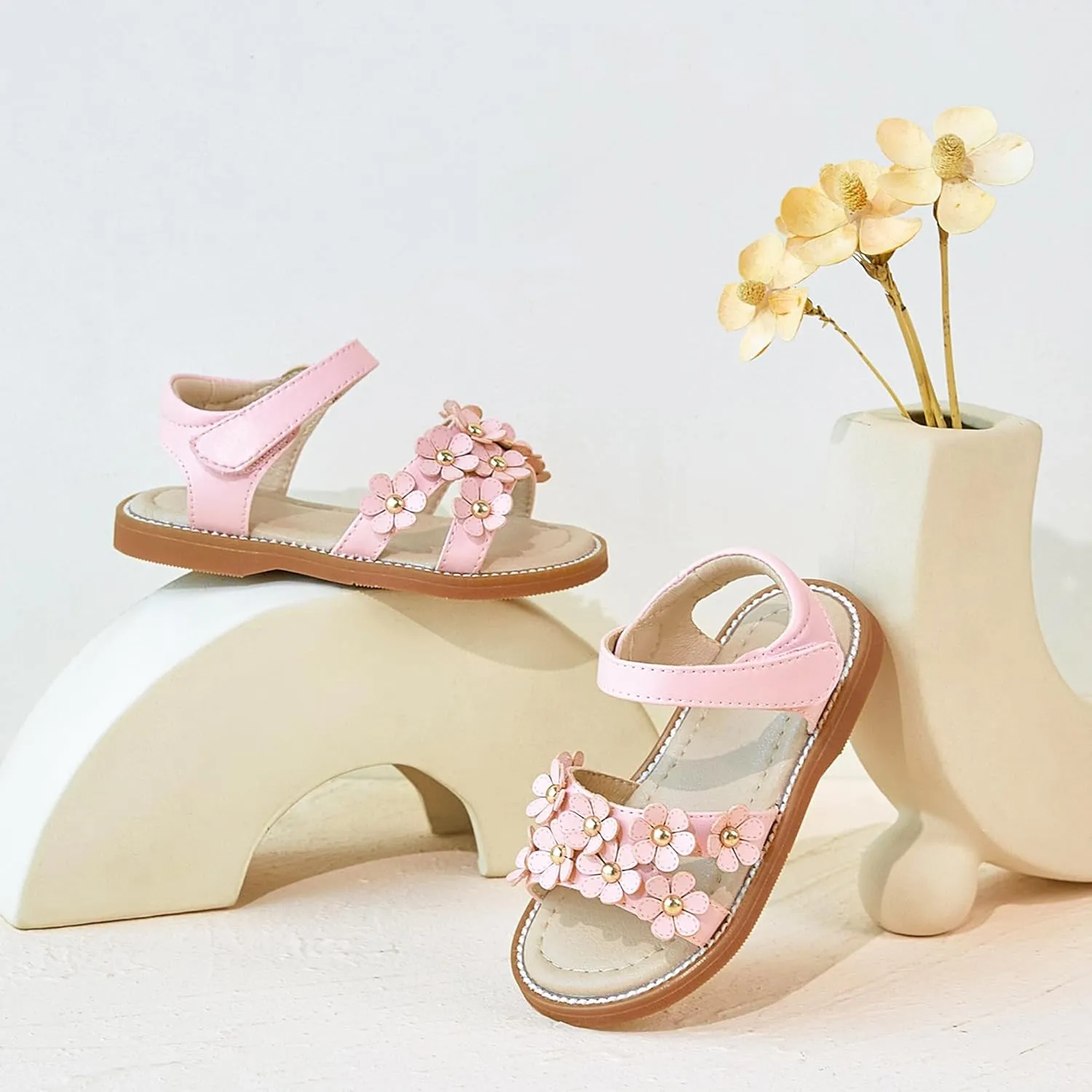 GINFIVE Toddler Girls Sandals Girls Toddler Sandals Little Girls Kids Shoes