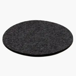 Graf Lantz - Trivets for Hot Dishes - Heat Resistant 100% Merino Wool - Hot Pads for Kitchen, Countertops, Tables, Sizzling Dishes, Pots & Pans - Home Decor, Kitchen Accessories - 12", Charcoal