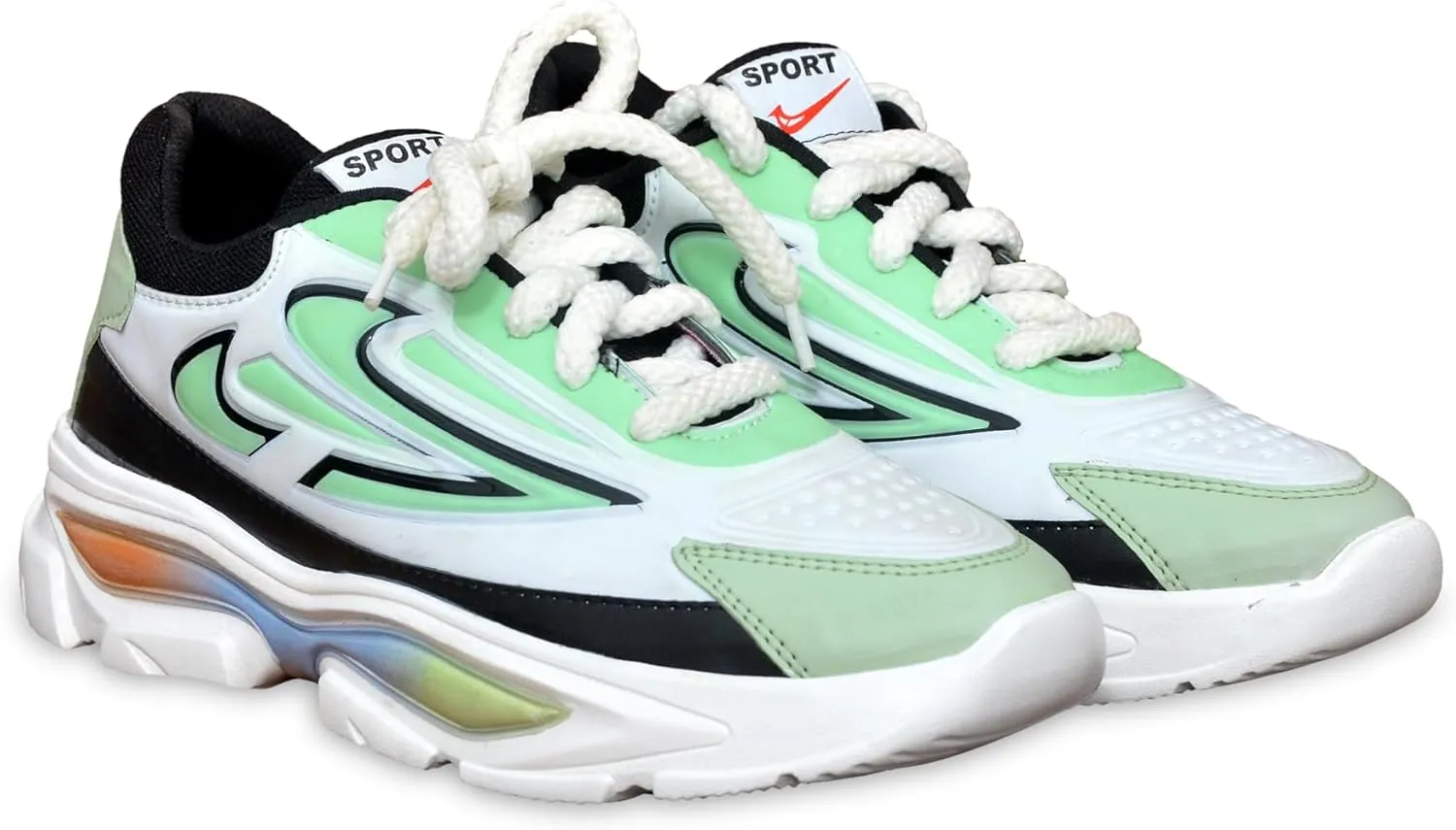 Green Walking Shoes Running Comfortable Tennis Breathable Non Slip Athletic Gym Workout Cross Training Fashion Sneakers