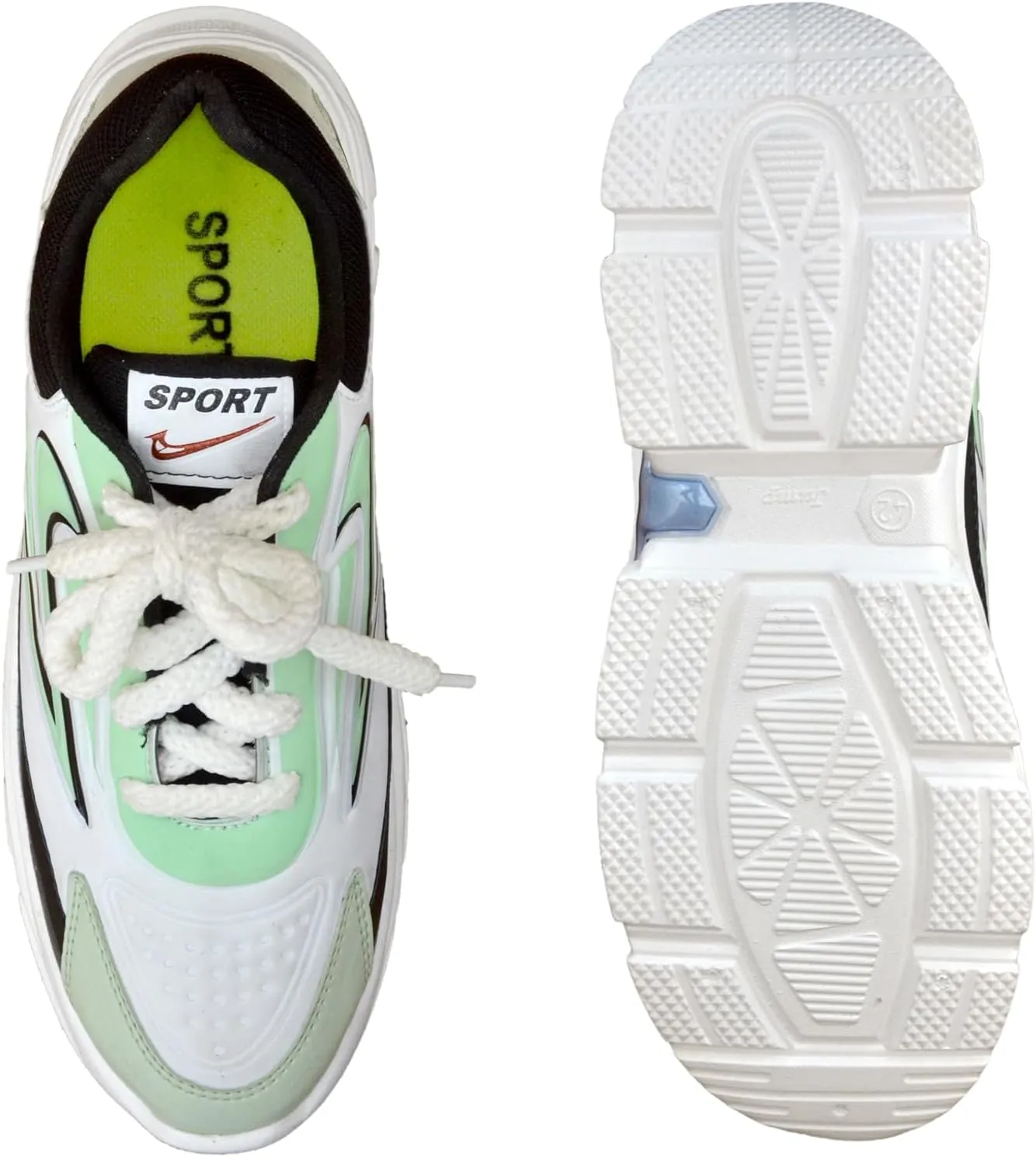 Green Walking Shoes Running Comfortable Tennis Breathable Non Slip Athletic Gym Workout Cross Training Fashion Sneakers