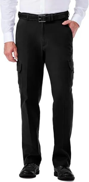 Haggar Men's Stretch Classic Fit Cargo Pant (Regular and Big and Tall Sizes)