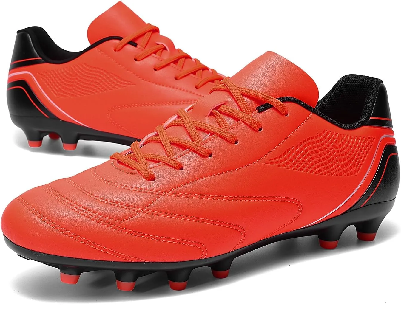 HaloTeam Soccer Shoes Mens Cleats Outdoor Professional Training Turf Football Boots Breathable Athletic Sneaker for AG/FG