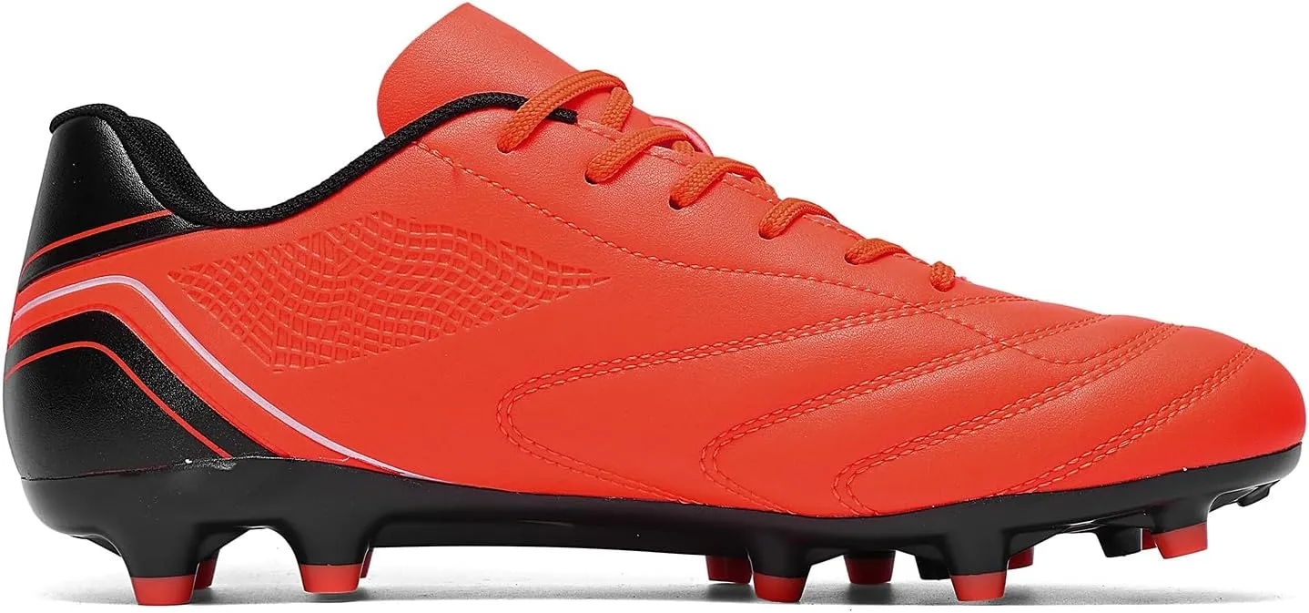 HaloTeam Soccer Shoes Mens Cleats Outdoor Professional Training Turf Football Boots Breathable Athletic Sneaker for AG/FG