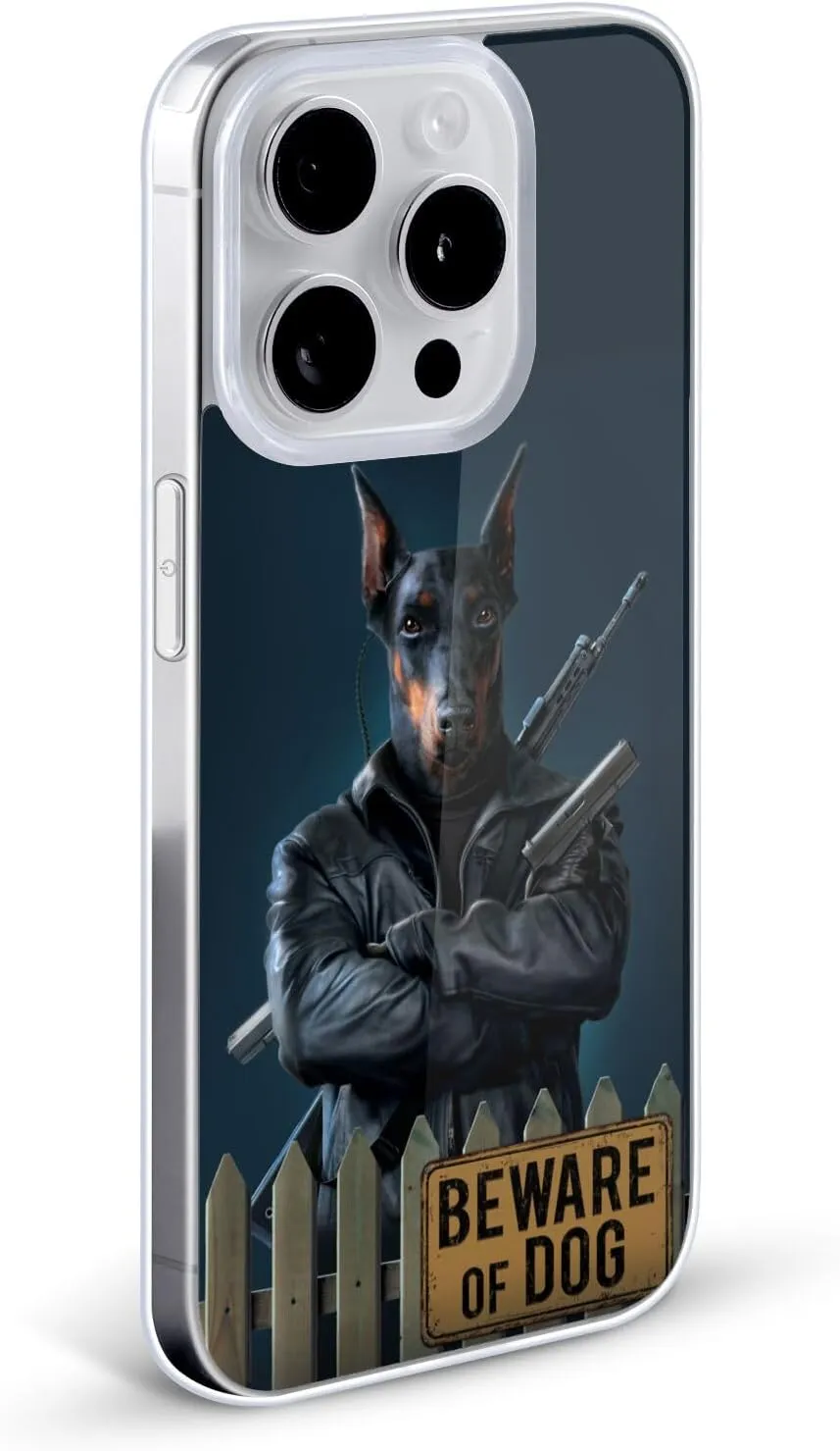 Head Case Designs Officially Licensed Vincent HIE Beware of Dog Canidae Soft Gel Case Compatible with Apple iPhone 15