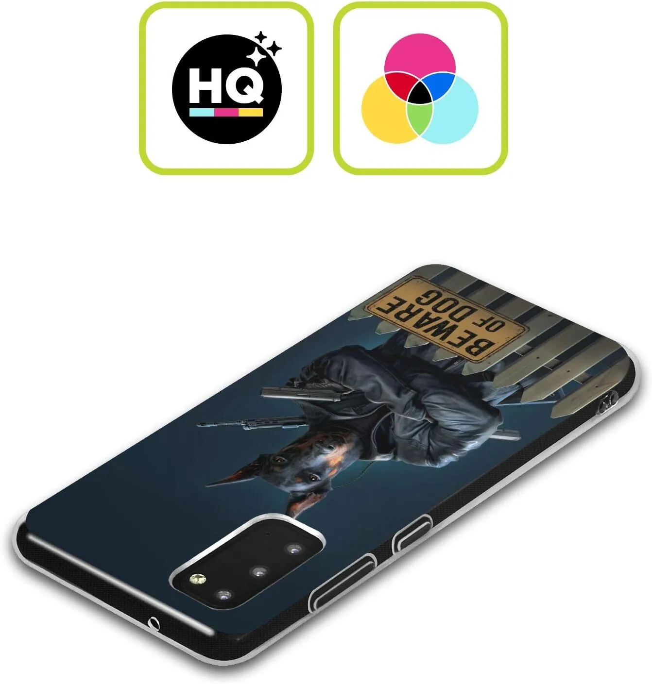Head Case Designs Officially Licensed Vincent HIE Beware of Dog Canidae Soft Gel Case Compatible with Samsung Galaxy A32 (2021)
