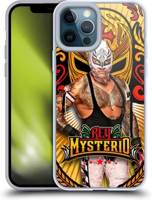 Head Case Designs Officially Licensed WWE Rey Mysterio Rey Mysterio Graphics Soft Gel Case Compatible with Apple iPhone 12 Pro Max