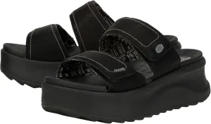 Hey Dude Delray Slide Classic - Sandals for Women - Textile and Synthetic Upper - Cotton Lining - EVA Outsole