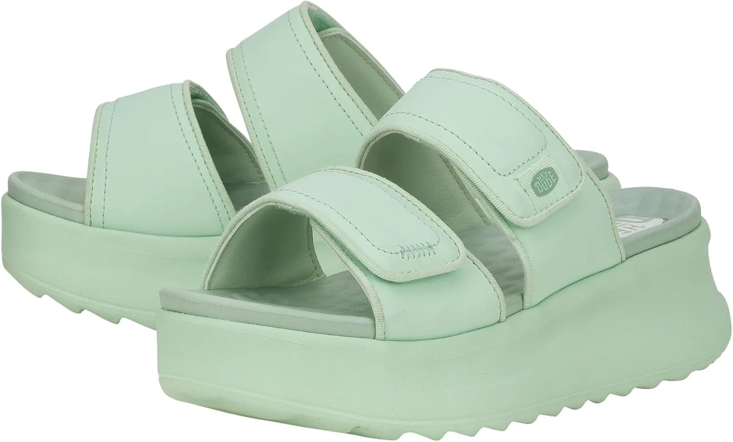 Hey Dude Delray Slide Classic - Sandals for Women - Textile and Synthetic Upper - Cotton Lining - EVA Outsole
