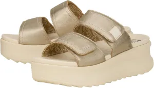 Hey Dude Delray Slide Classic - Sandals for Women - Textile and Synthetic Upper - Cotton Lining - EVA Outsole
