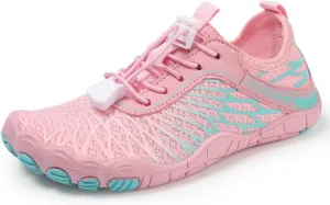 HiGropcore Water Shoes for Kids - Girls Boys Barefoot Shoes with Wide Toe Box - Quick Dry, Lightweight, Non Slip Kids Athletic Aqua Socks for Swim Beach Pool