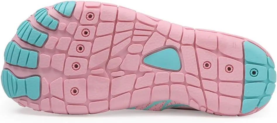 HiGropcore Water Shoes for Kids - Girls Boys Barefoot Shoes with Wide Toe Box - Quick Dry, Lightweight, Non Slip Kids Athletic Aqua Socks for Swim Beach Pool