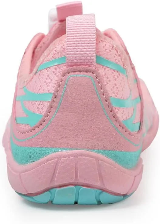 HiGropcore Water Shoes for Kids - Girls Boys Barefoot Shoes with Wide Toe Box - Quick Dry, Lightweight, Non Slip Kids Athletic Aqua Socks for Swim Beach Pool