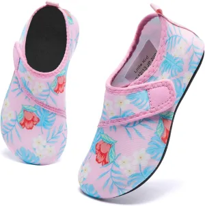 HIITAVE Kids Water Shoes Non-Slip Beach Swim Barefoot Quick Dry Aqua Pool Socks for Boys & Girls Toddler