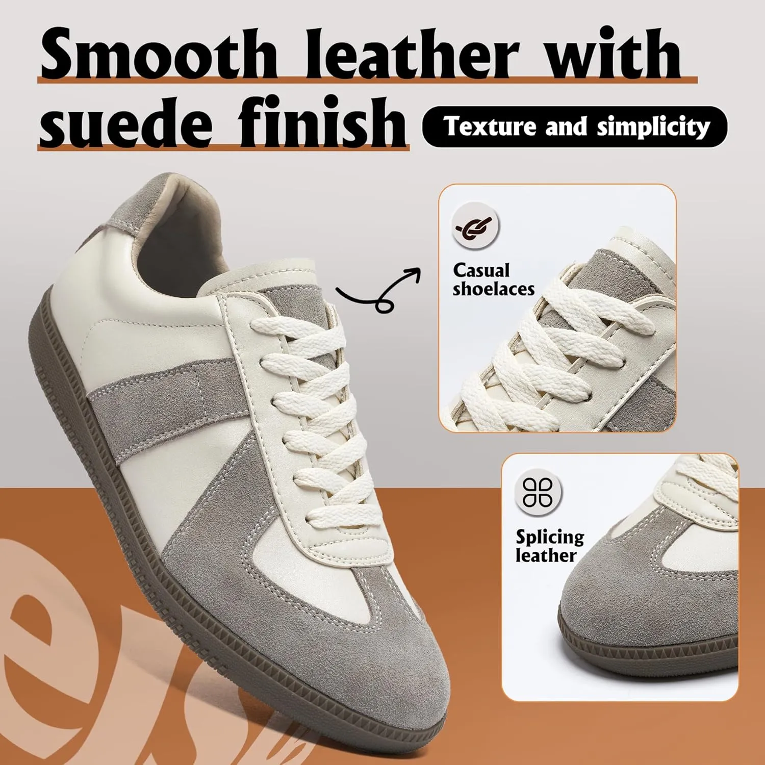 Hopelong Retro Tennis Shoes Trainers Skateboard Shoes Lace Up Sneakers Lightweight Comfort Walking Footwear for Women Men