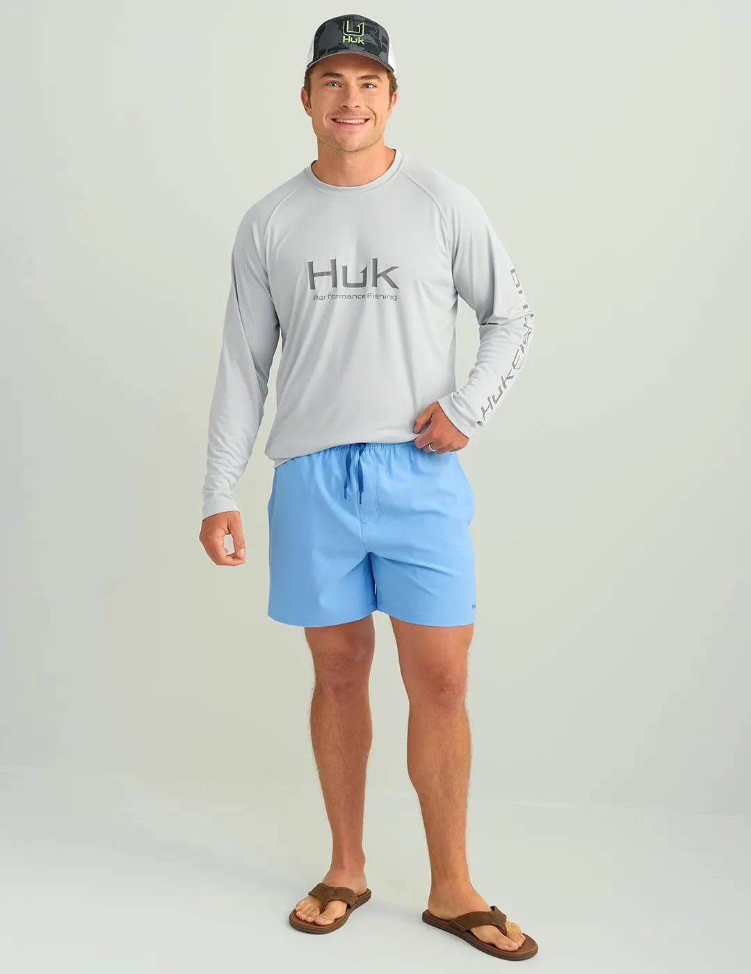 HUK Pursuit Volley, Quick-Dry Fishing Shorts for Men