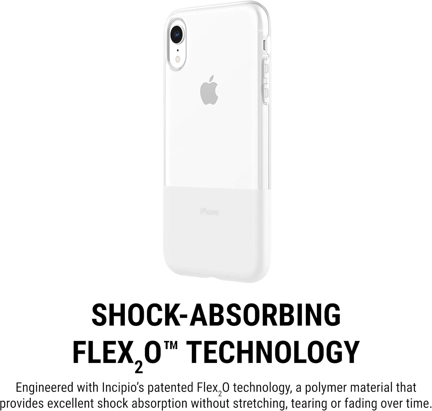 Incipio NGP Translucent Case for iPhone iPhone XR (6.1") with Flexible Shock-Absorbing Drop-Protection - Clear