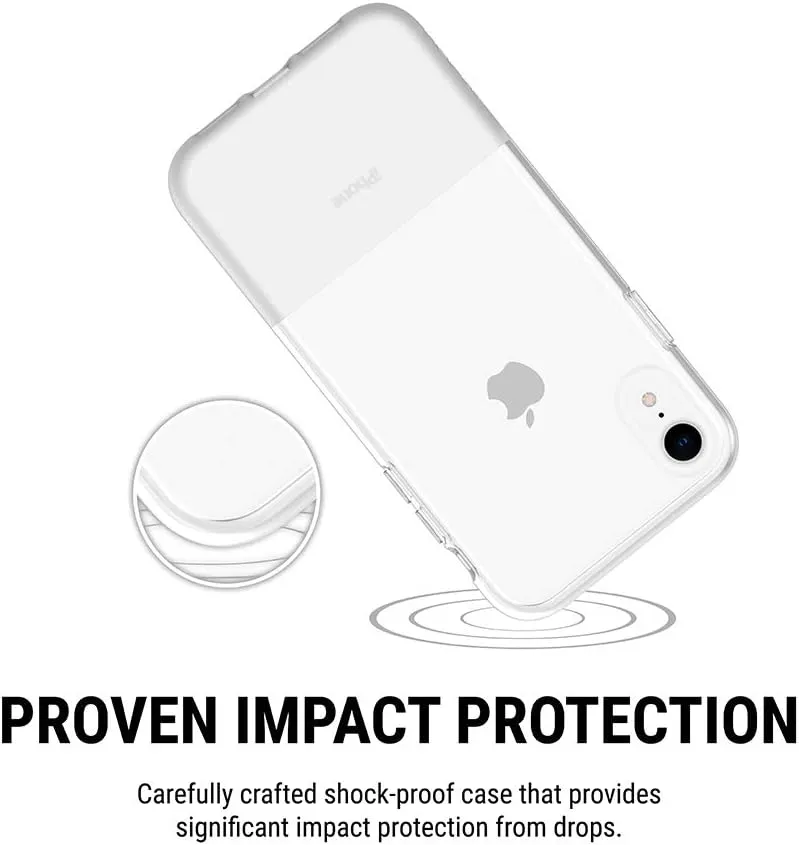 Incipio NGP Translucent Case for iPhone iPhone XR (6.1") with Flexible Shock-Absorbing Drop-Protection - Clear