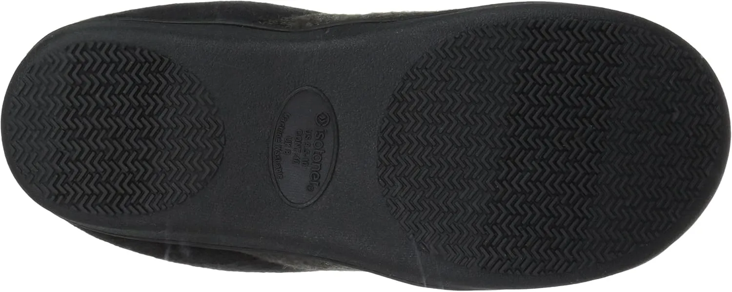 isotoner Women's Marisol Slip On Cushioned Slipper with All Around Memory Foam for Indoor/Outdoor Comfort