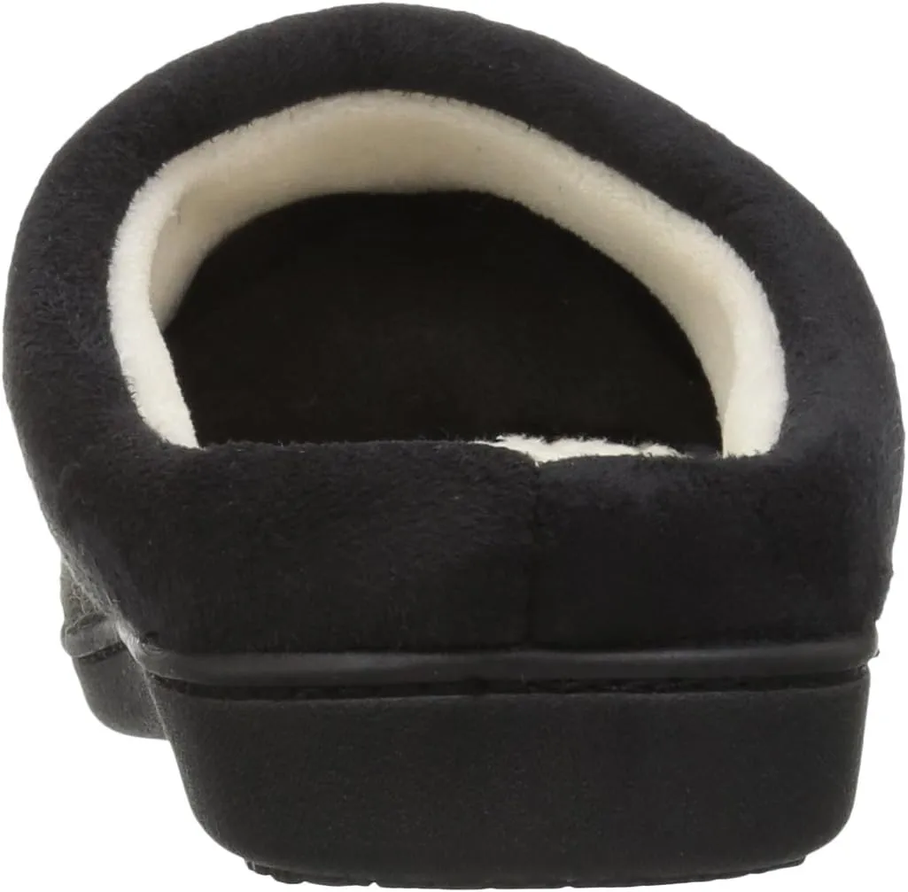 isotoner Women's Marisol Slip On Cushioned Slipper with All Around Memory Foam for Indoor/Outdoor Comfort