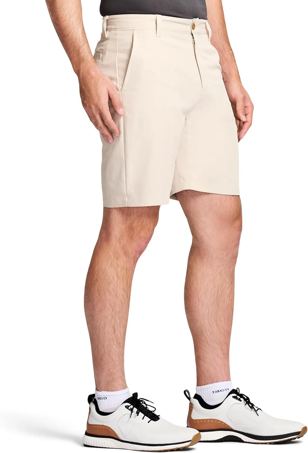 IZOD Men’s 9.5"Micro Poly Classic Fit Golf Short