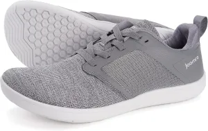 Joomra Minimalist Cross Training Shoes for Men Barefoot Zero Drop Size 8 Parkour Walking Jogger Flat Wide Toe Box Lightweight Runer Male Gym Exercise Sneakers Zapatos de Hombre Grey 41