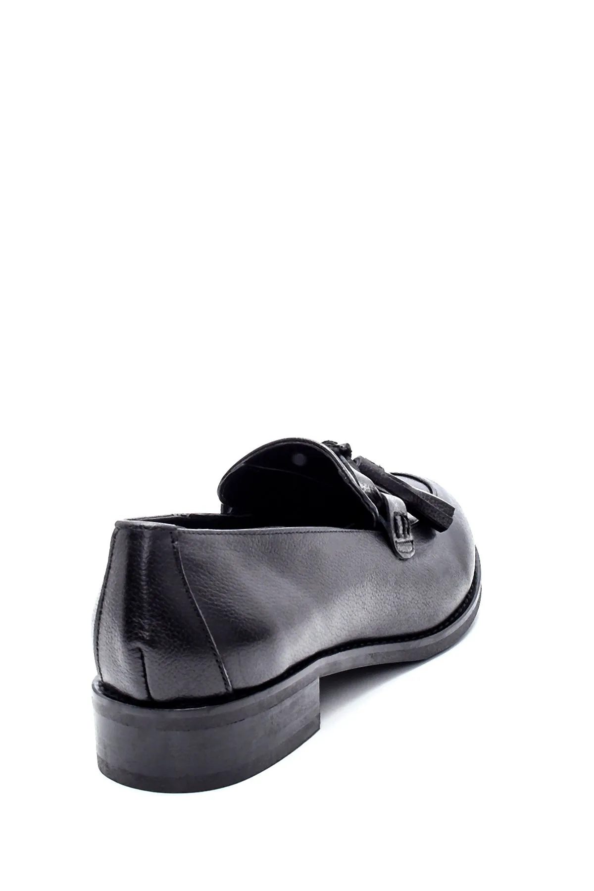 Kadın Deri Püskül Detaylı Loafer