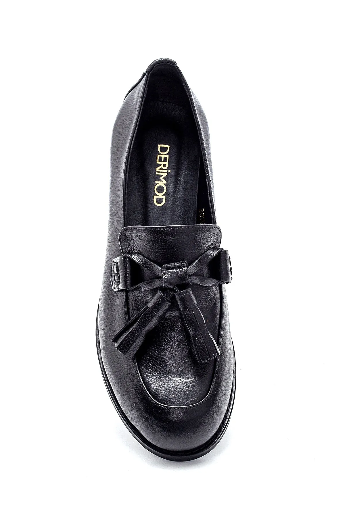 Kadın Deri Püskül Detaylı Loafer