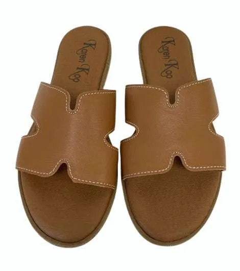 Karen Koo 839001TAN- Sandal