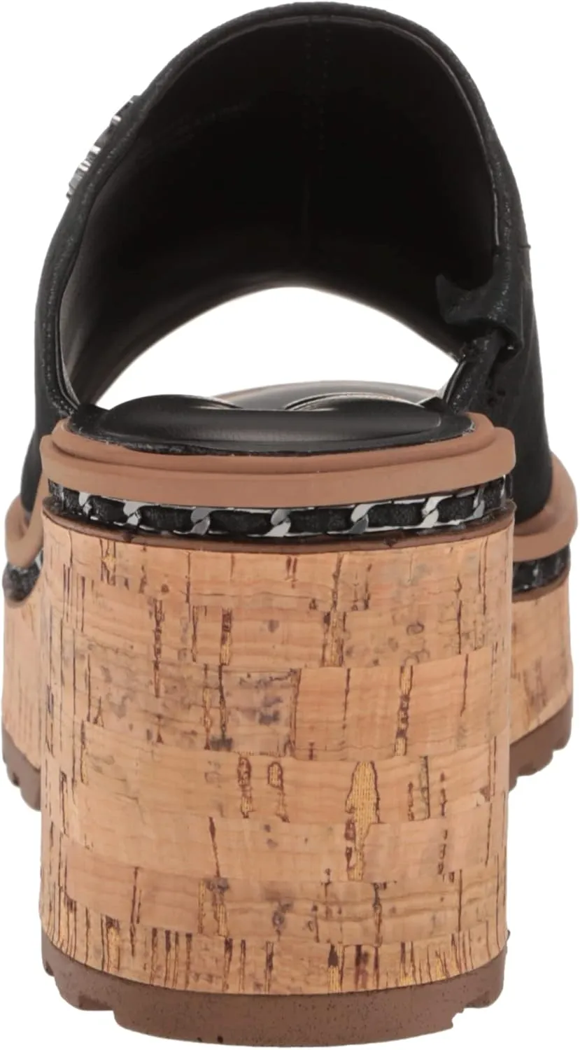 KARL LAGERFELD Women's Carita Wedge Sandal Platform