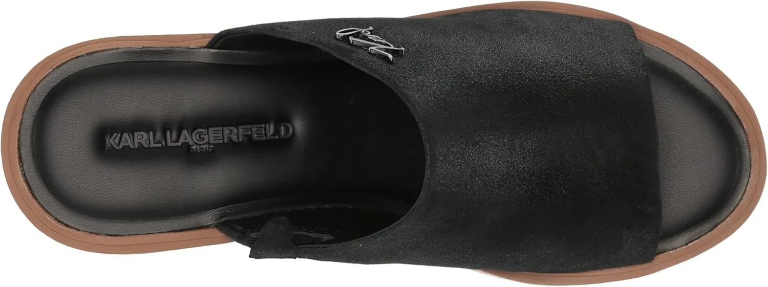 KARL LAGERFELD Women's Carita Wedge Sandal Platform