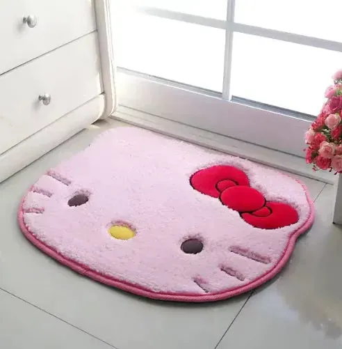 Kawaii Kitty Quick-Dry Floor Mat