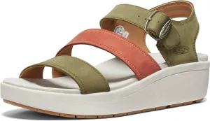 KEEN Women's Ellecity Backstrap Open Toe Adjustable Comfortable Platform Wedge Sandal