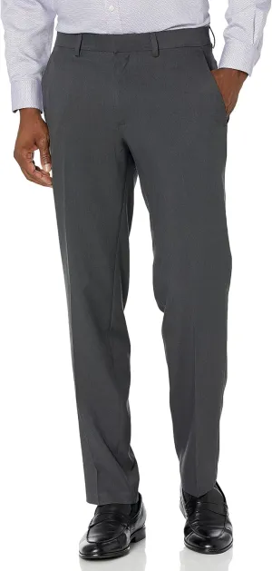 Kenneth Cole REACTION Performance Tech Slim Fit Dress Pants Charcoal 30 32
