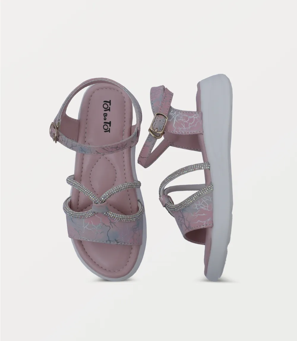 KG0210-PINK-Girl Comfort Sandal