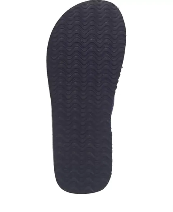 Khadim's Synthetic EVA Sole Navy Solid Slippers For Men