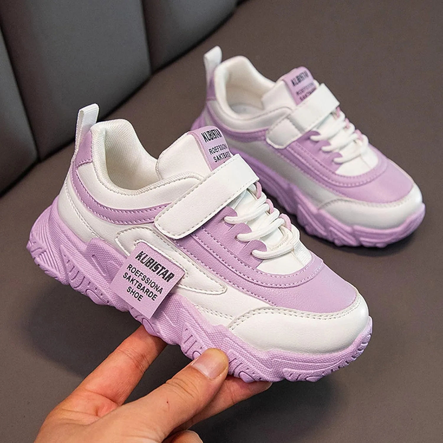 Kid Shoes Toddler Boy Girl Fashion Sneaker Athletic Running Shoes Big Kids Light Lace Up Non Slip Sports Shoes