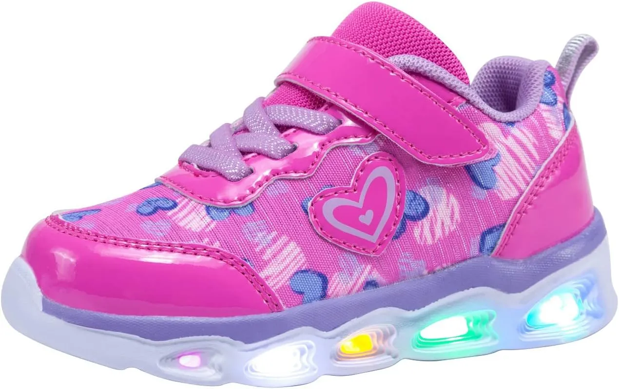 Kids Led Shoes Toddler Girls Fashion Light Up Sneaker