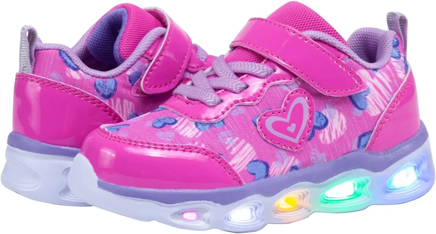 Kids Led Shoes Toddler Girls Fashion Light Up Sneaker